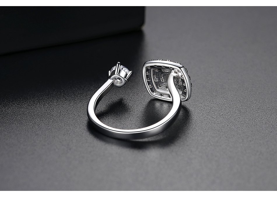 WR392 Silver Luxury Ring for Women (Adjustable Ring)