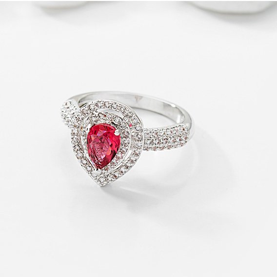 WR398 Red Luxury Ring for Women
