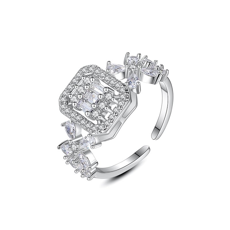 WR399 Silver Luxury Ring for Women (Adjustable Ring) — image 3