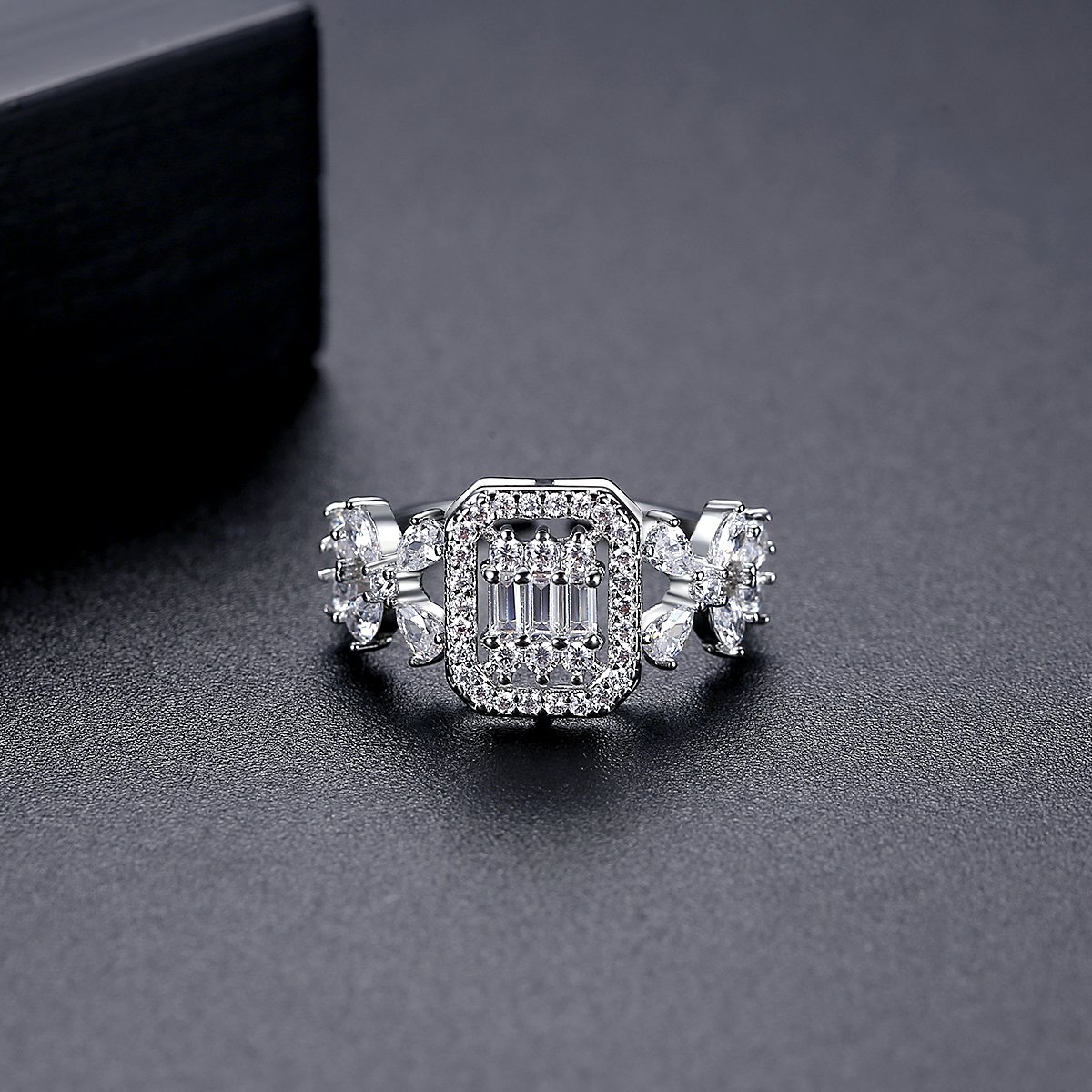 WR399 Silver Luxury Ring for Women (Adjustable Ring) — image 5