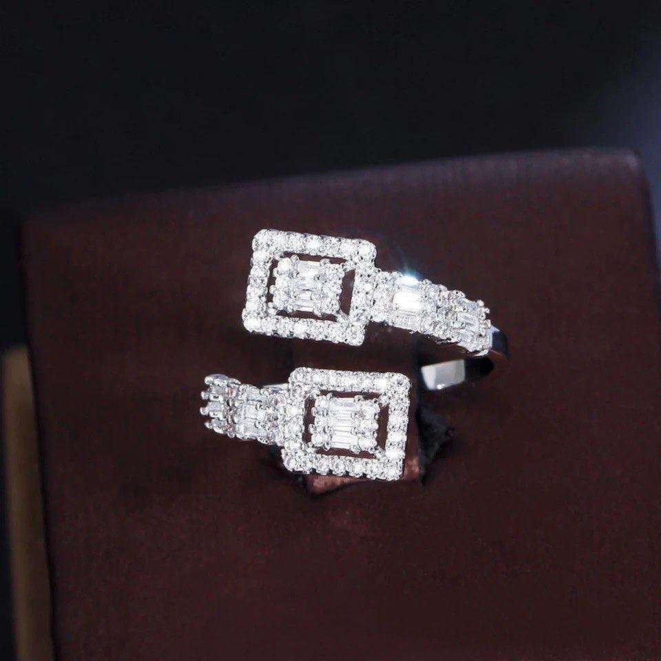 WR401 Silver Luxury Ring for Women (Adjustable Ring) — image 6