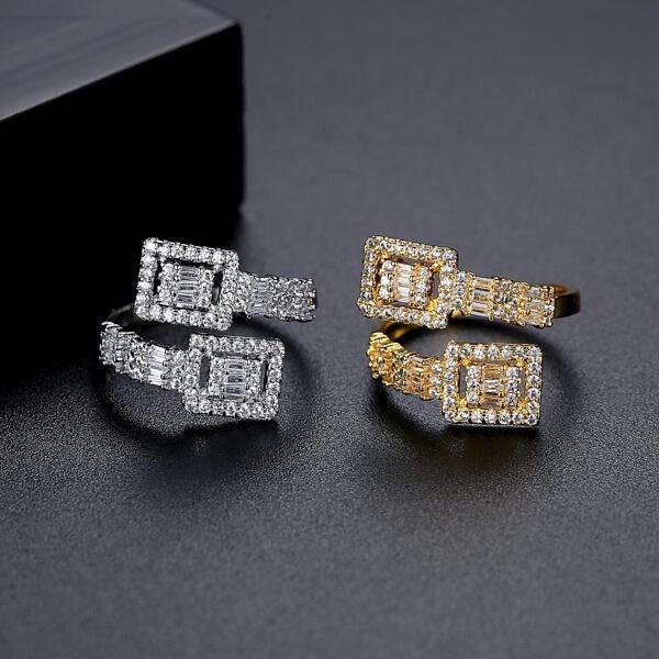 WR401 Silver Luxury Ring for Women (Adjustable Ring) — image 8