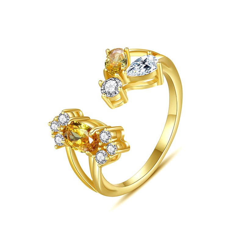 WR420 Golden Luxury Ring for Women — image 4