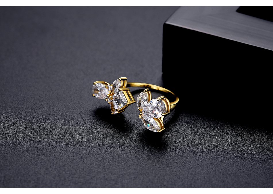 WR421 Golden Luxury Ring for Women