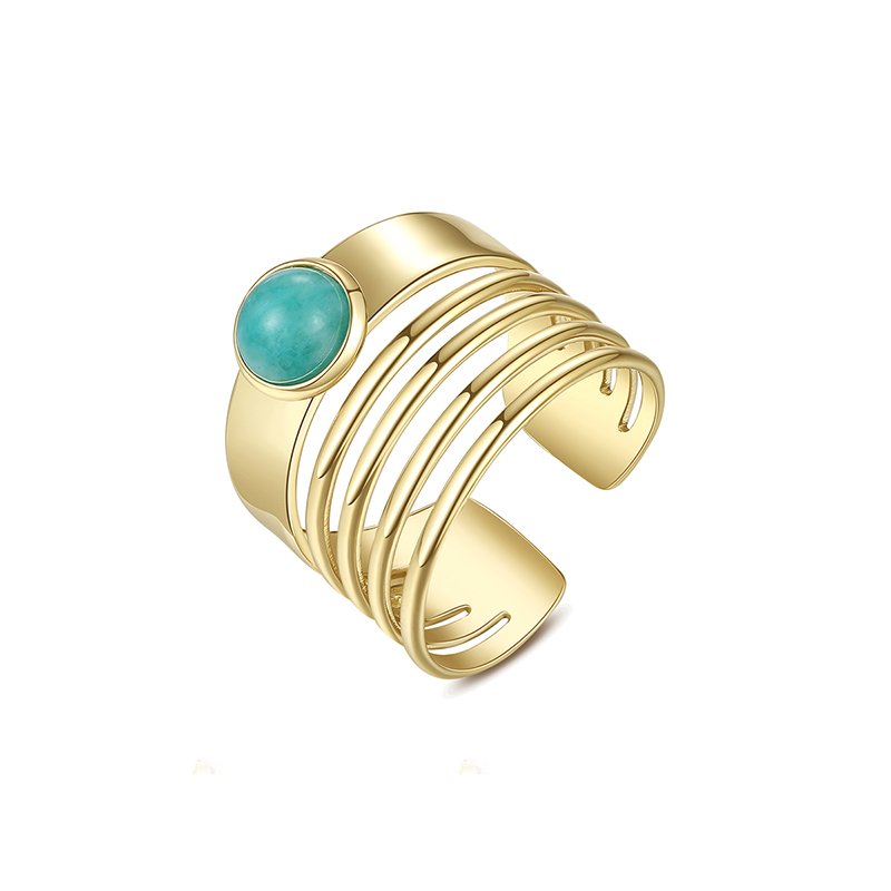 WR448 Adjustable Golden Luxury Ring for Women