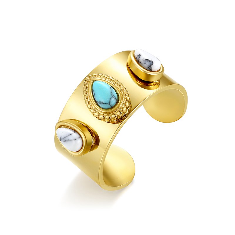 WR457 Adjustable Golden Luxury Ring for Women