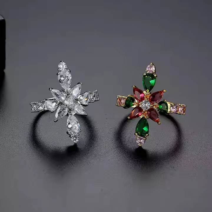 WR464 Silver Luxury Ring for Women (Adjustable Ring) — image 4