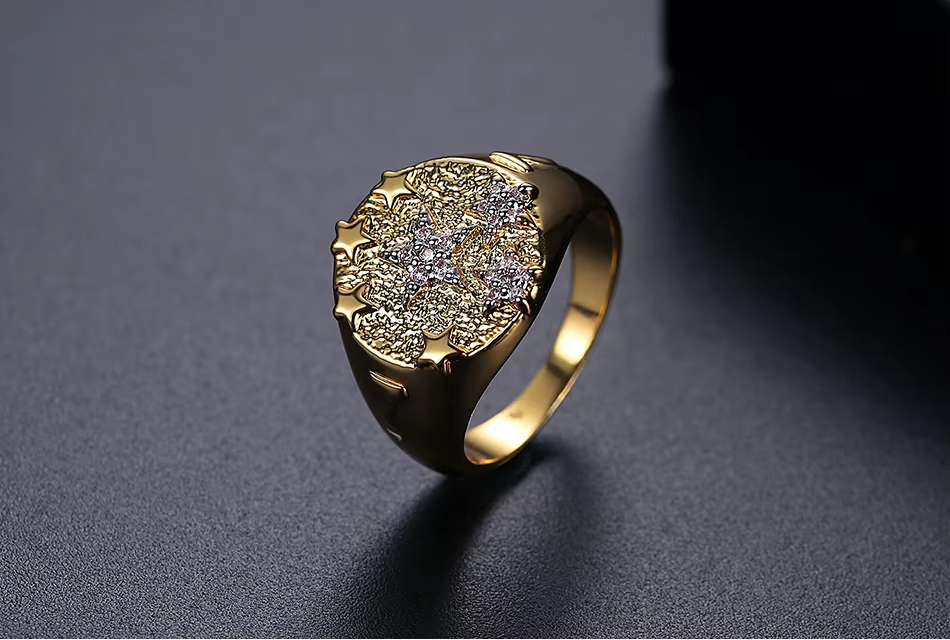 WR499 Golden Luxury Ring for Women