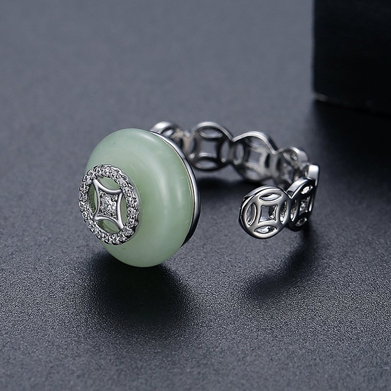 WR505 Silver Luxury Ring for Women (Adjustable Ring)
