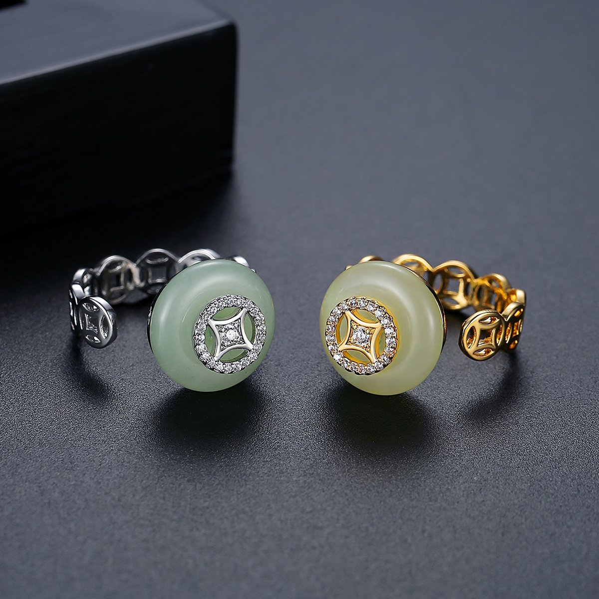 WR505 Silver Luxury Ring for Women (Adjustable Ring) — image 3