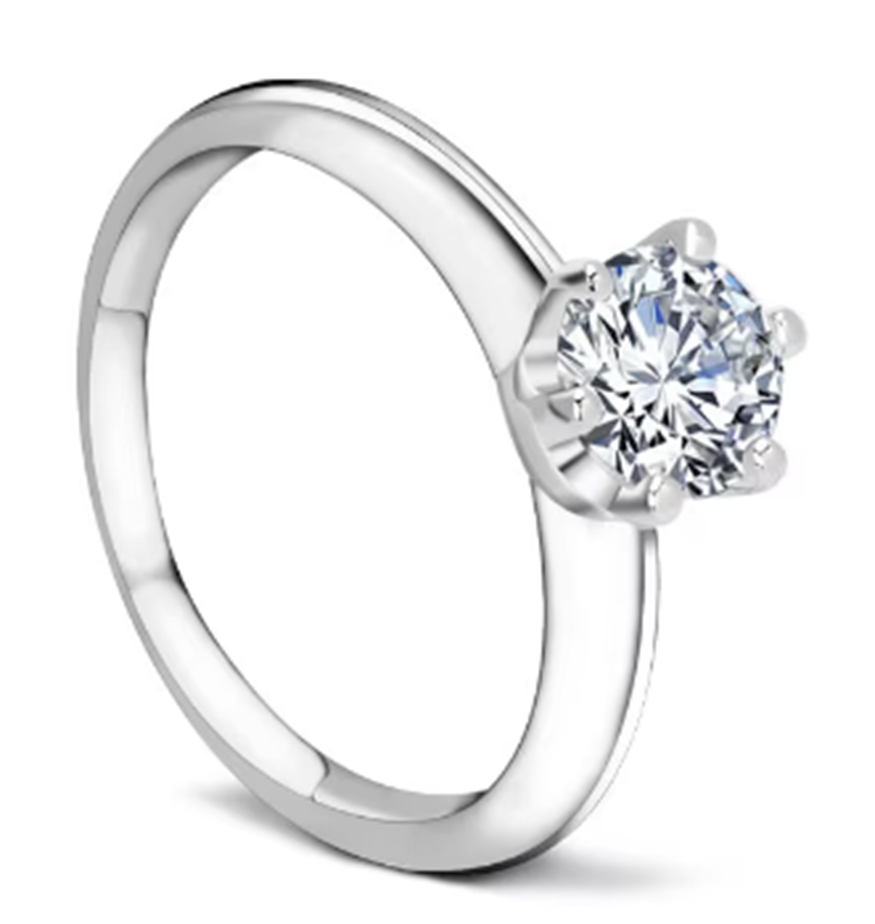 WR60 Silver Luxury Ring for Women