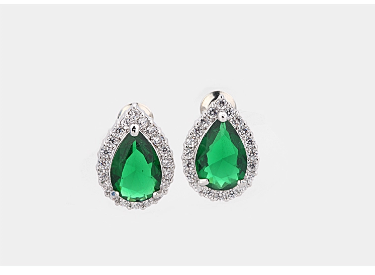 WS148 - Red Pendant and Earring Set For Women — image 5