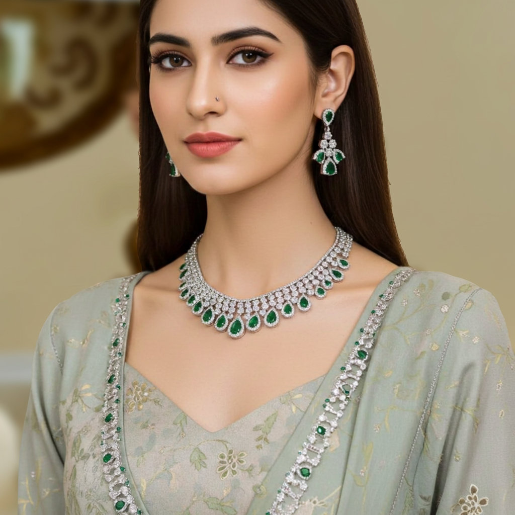 WS198 Green Women Set Luxury — image 5