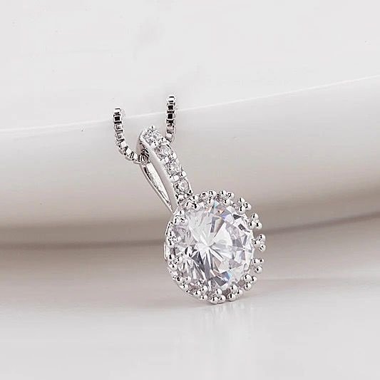 WS212- Silver Pendant and Earring Set for Women — image 11