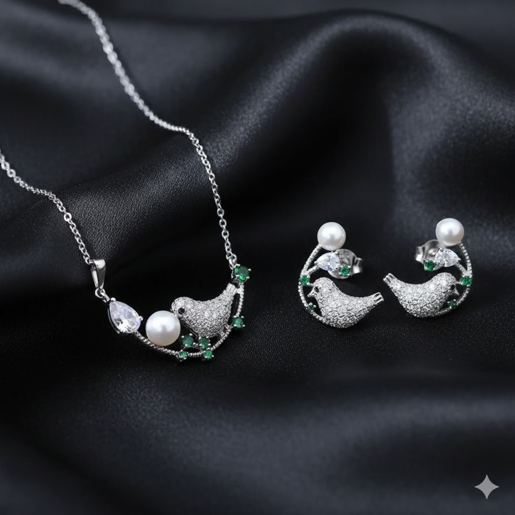 WS213- Pendant and Earring Set for Women