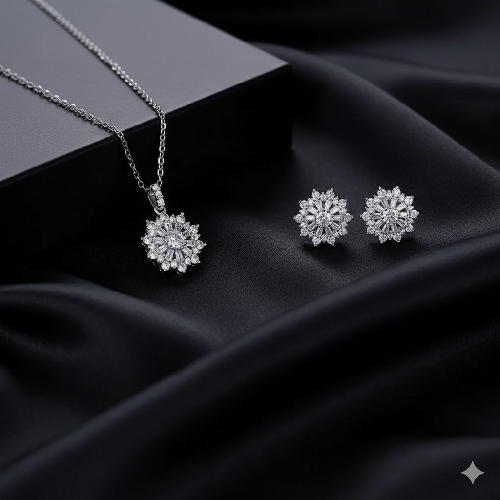 WS217- Pendant and Earring Set for Women