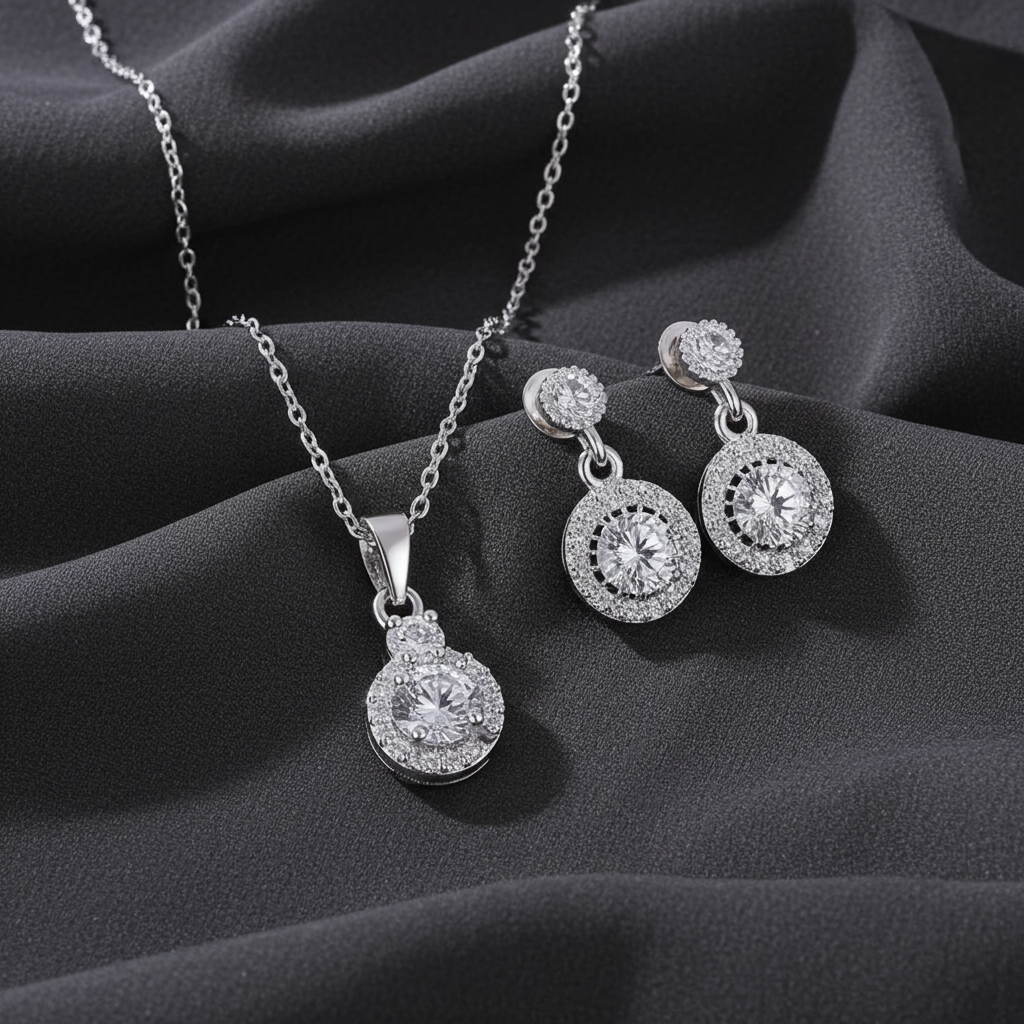 WS236 - Pendant and Earring Set for Women