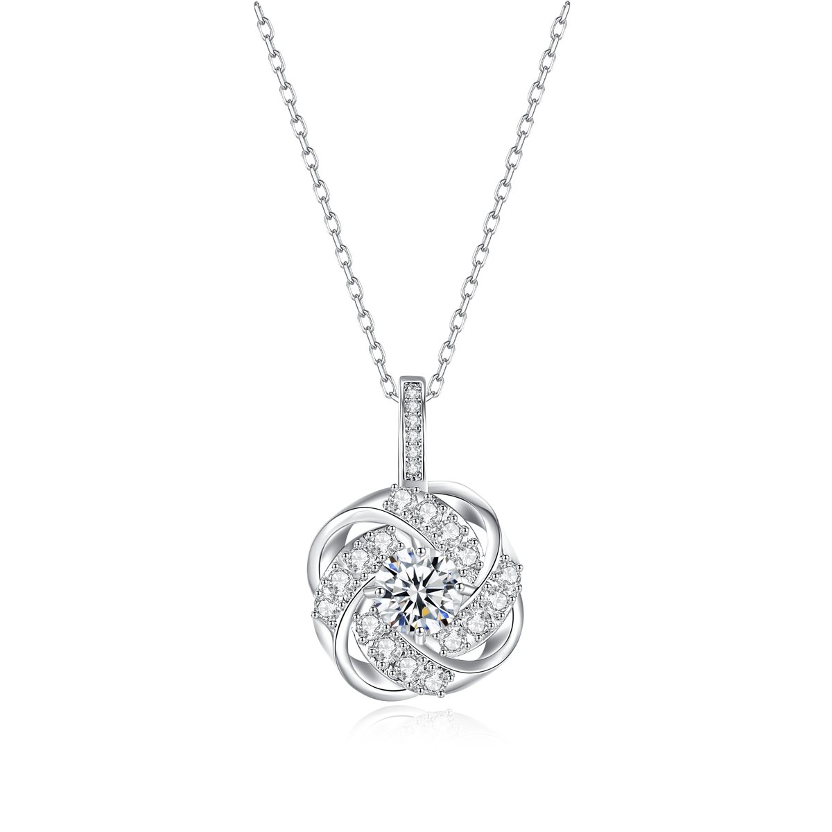 WS292- Silver Pendant and Earring Set for women — image 7