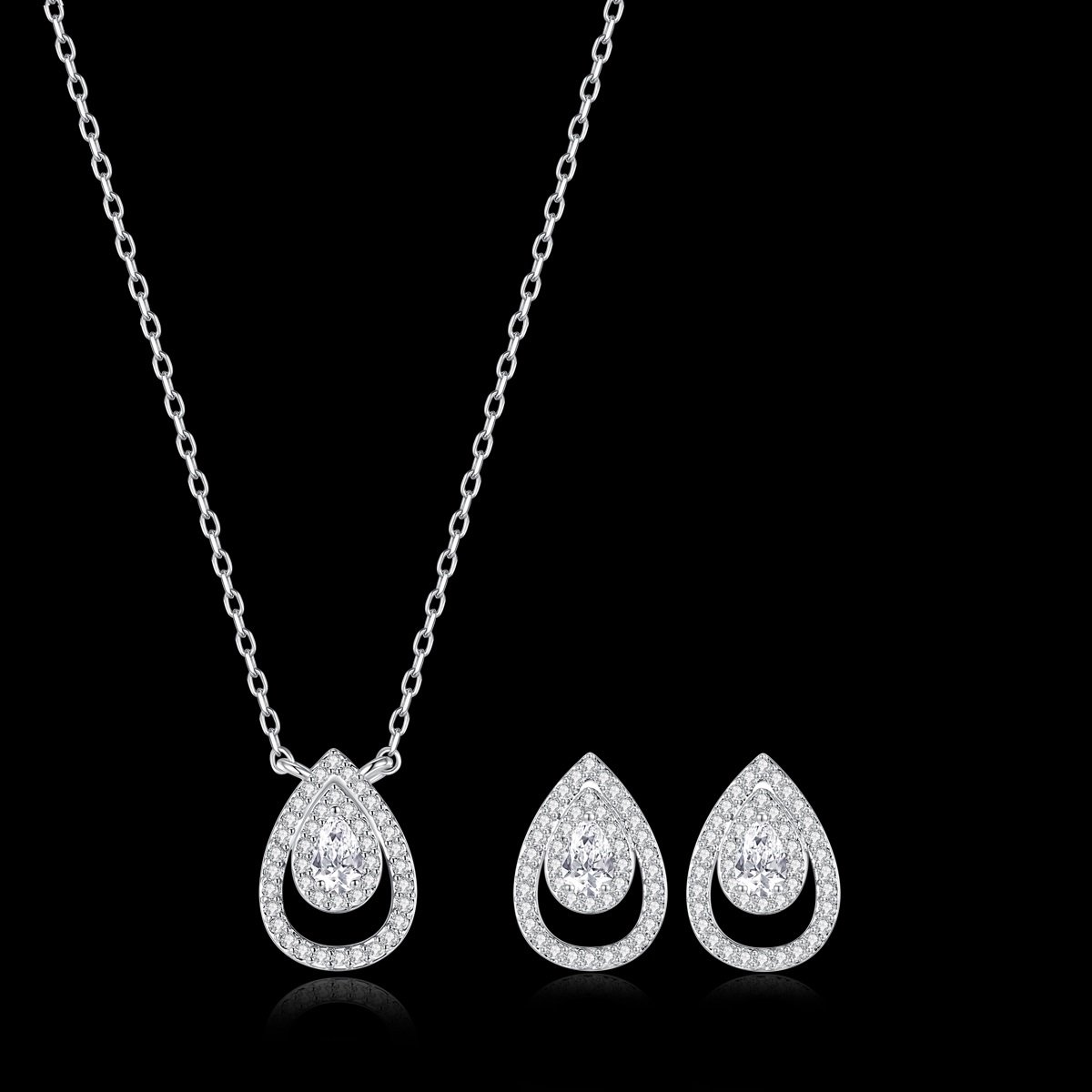 WS296- Pendant and Earring Set for Women