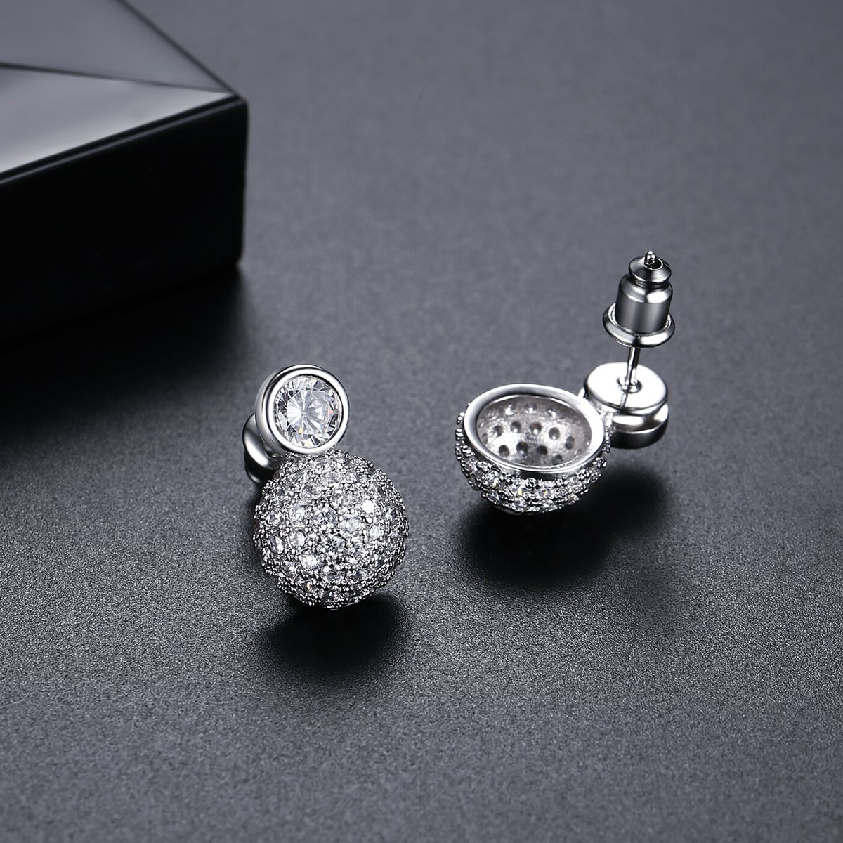 WS298 - Golden Pendant and Earring Set for Women — image 8