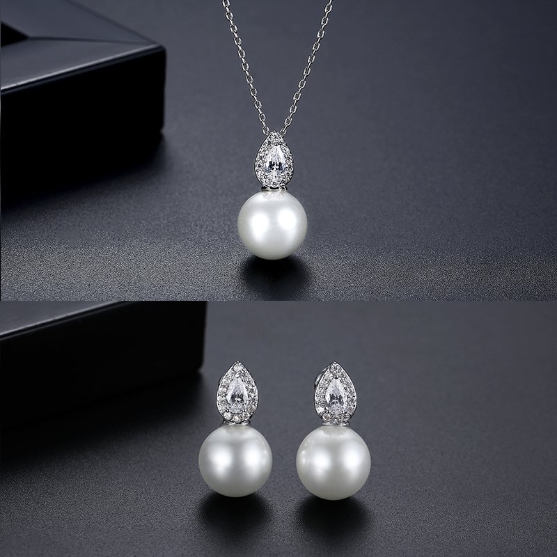 WS300 - Pendant and Earring Set for Women