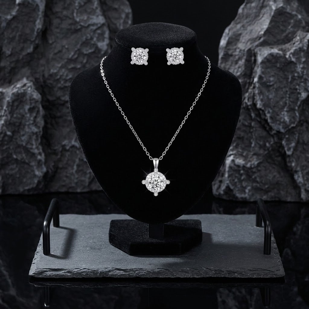 WS304 - Pendant and Earring Set for Women