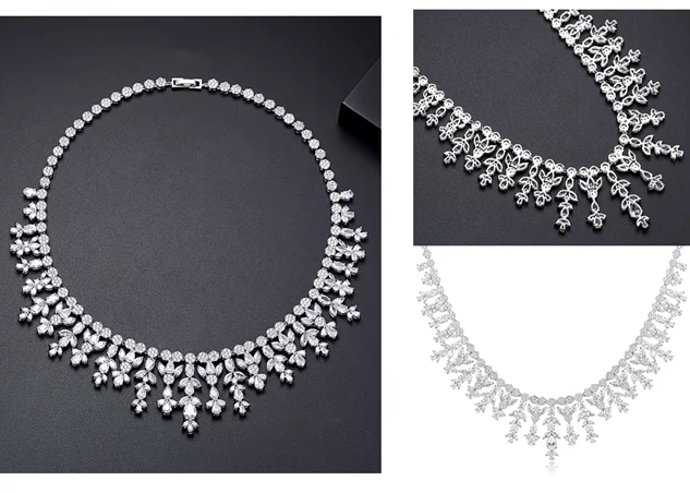 WS310 - Silver Women Set Luxury — image 4