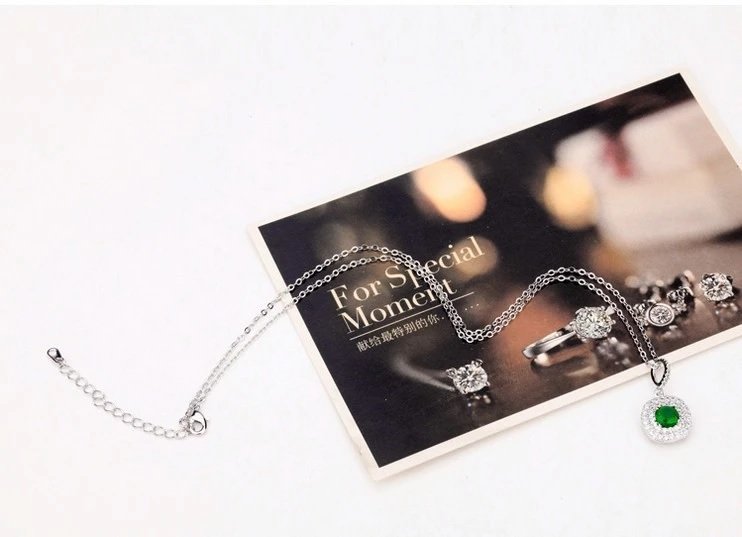 WS56 - Pink Pendant and Earring Set for Women — image 6